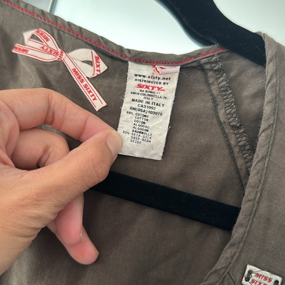 Miss Sixty deep V casual midi dress - Picture 2 of 6